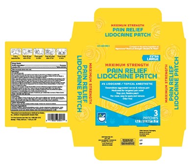 label - 92 64043 0223 PKG 3ct XL Lidocaine